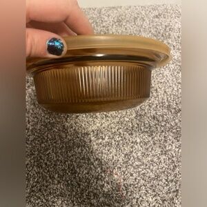 VINTAGE VISION Corning 24 oz 750 ml Dish with lid EUC